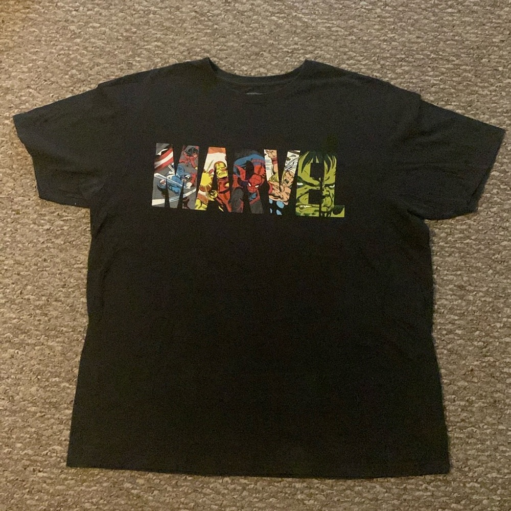 Marvel Characters Logo TShirt